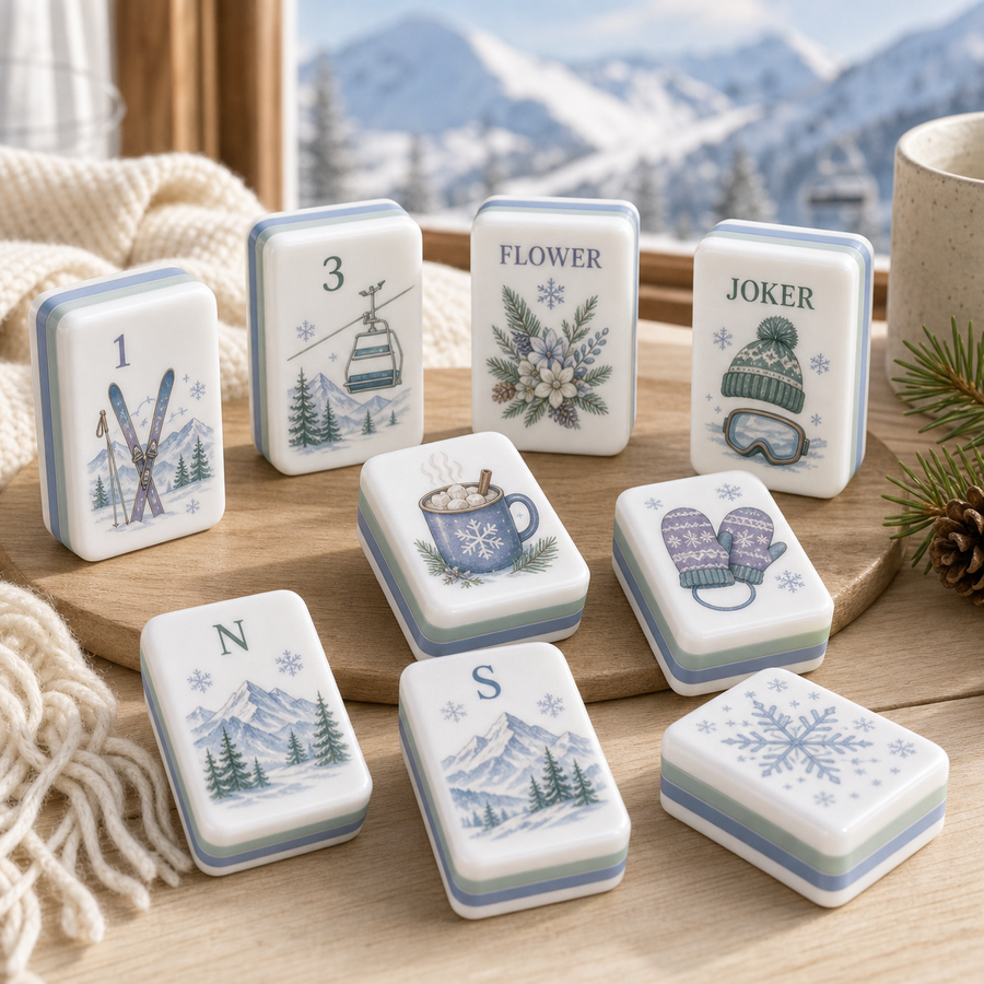 Apres Ski Mahjong Tile Set II