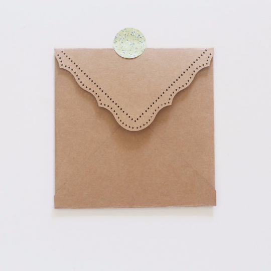 Set of CD sleeve/recycled Kraft paper/wedding photography packaging/dotted CD case