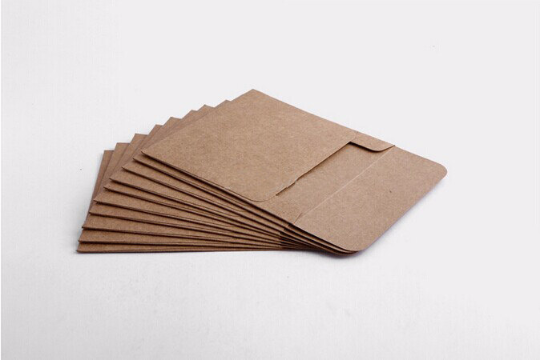 Set of CD sleeves - Kraft paper, recycled & eco-friendly - DVD, CD wedding favors, photography packaging