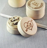Custom Ring Box Personalized Wedding Valentines Engagement Wooden Ring Bearer Box Rustic Wedding Ring Box Holder