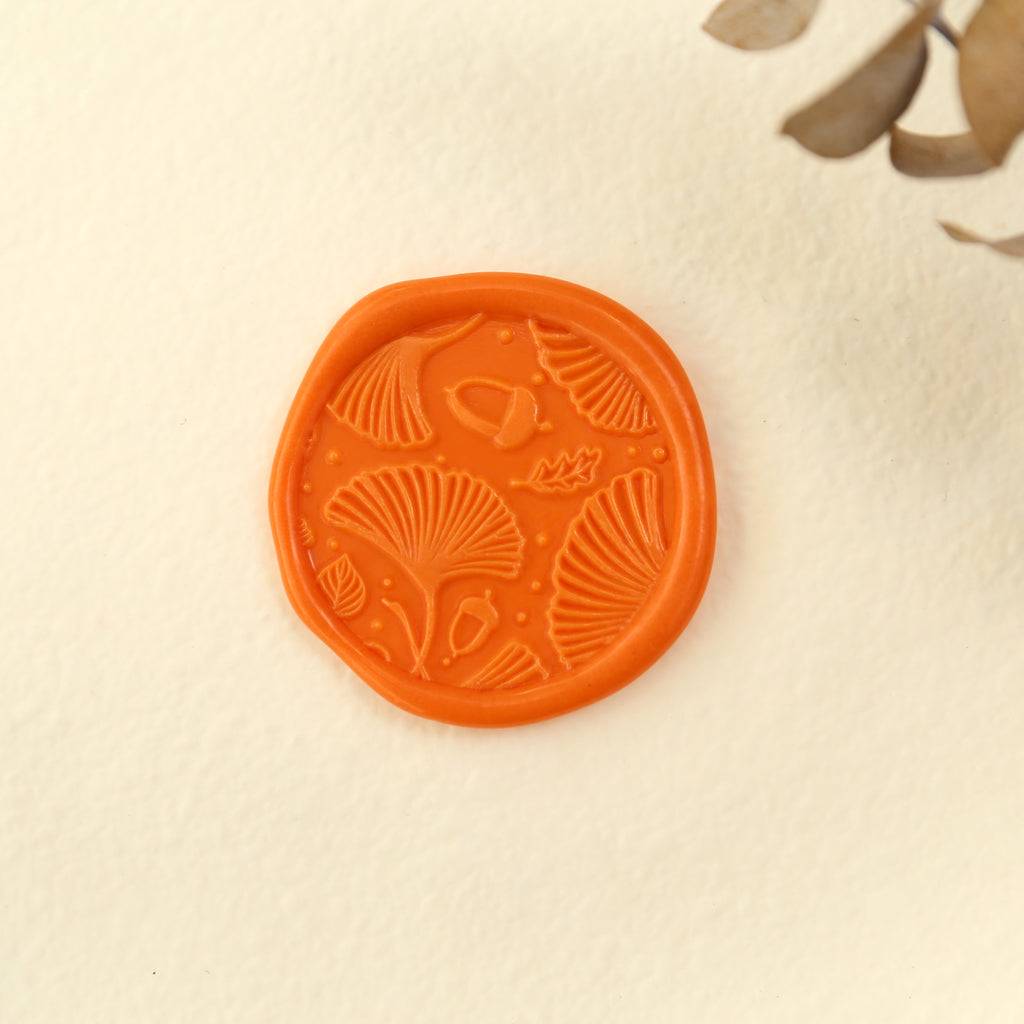 2 initials with Dandelion Wax Seal Stamp/ Custom Dandelion Wedding