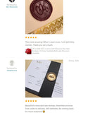 Custom self adhensive wax seal stickers