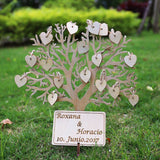 Wishing Tree Large Wooden Guest Book Alternative 3D Unique Guestbook Wedding Sign w Engraved Names Frameable Art Keepsake
