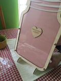Wedding Guest Book Mason Jar Drop Box custom Alternative Wooden Hearts drop box