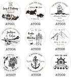 Personalize OUR ADVENTURE CONTINUES  Wooden Save the date Magnets, Rustic Wedding Magnet favors,Custom Wedding Sailboat Wooden Slice Magnets