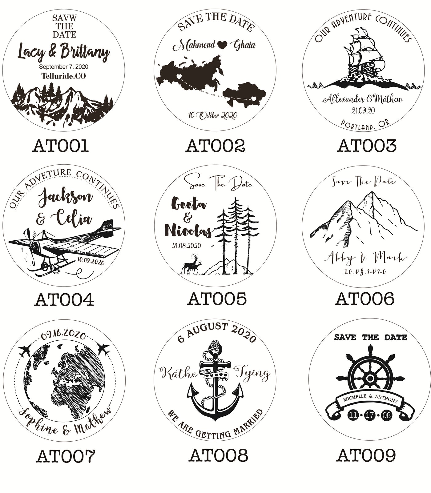 Personalize OUR ADVENTURE CONTINUES Wooden Save the date Magnets, Rustic Wedding Magnet favors,Custom Wedding AircraftWooden Slice Magnets