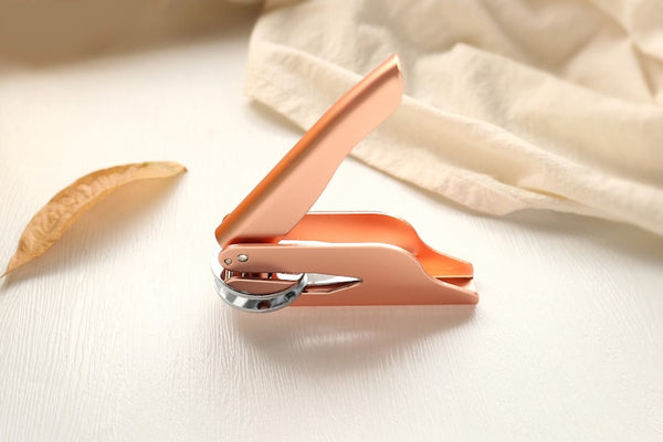 Rose gold Embosser Stamp, lovely gifts, embosser with your own design, Book Embosser ,Personalized Library Embosser, Paper stationery