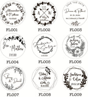 Personalize Flora Wreath Wooden Save the date Magnets, Rustic Wedding Magnet favors,Custom Wedding Flower Wooden Slice Magnet