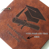 Personalized Graduation Engraved Photo Album/ Scrap booking Album /Graduation gift /Wedding Guestbook/ leather photo album/CPA001