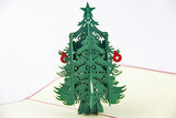 Christmas tree with gift pop up card 3D card handmade card greeting Christmas card