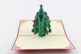 Christmas tree with gift pop up card 3D card handmade card greeting Christmas card