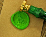 Pine tree Wax Seal Stamp/ wedding Sealing Wax Seal/--WS004