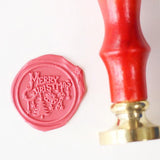 Merry Christmas Wax Seal Stamp/winter holiday gift /envelop seals/ invitation seal/Christmas gift--WS039