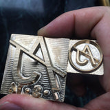 Custom leather stamp / Branding iron stamp/compatible with soldering iron branding iron Leather Stamp Wood Stamp Embossing Stamp