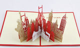 New York City skyline in Pop up card greeting card 3d gift card gift for travelers