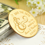 Wooden Save the Date Magnets