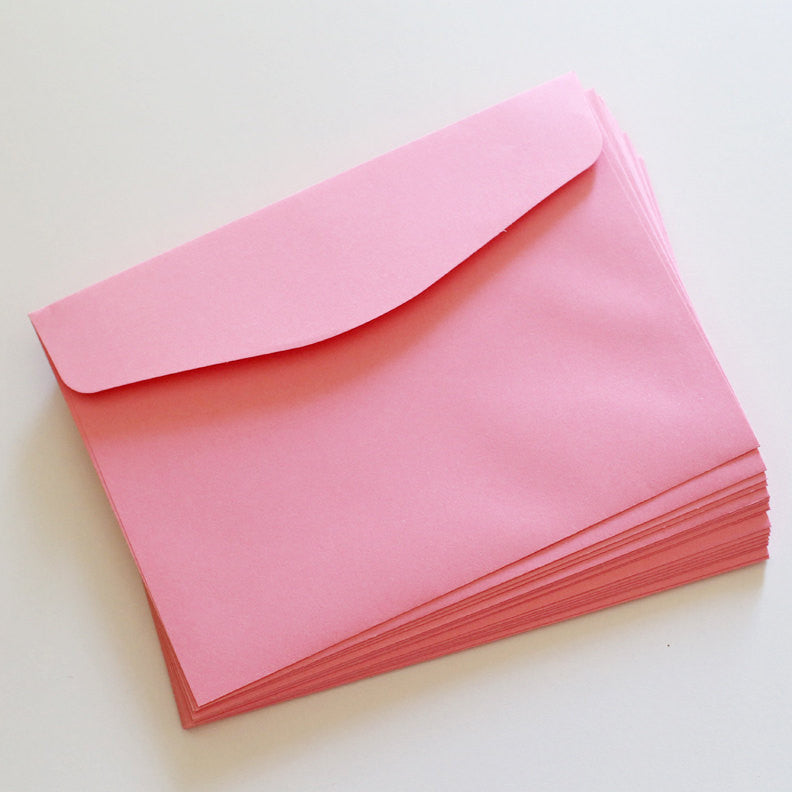 Pink envelopes/A7 envelopes/ wedding envelopes/5x7 envelopes/