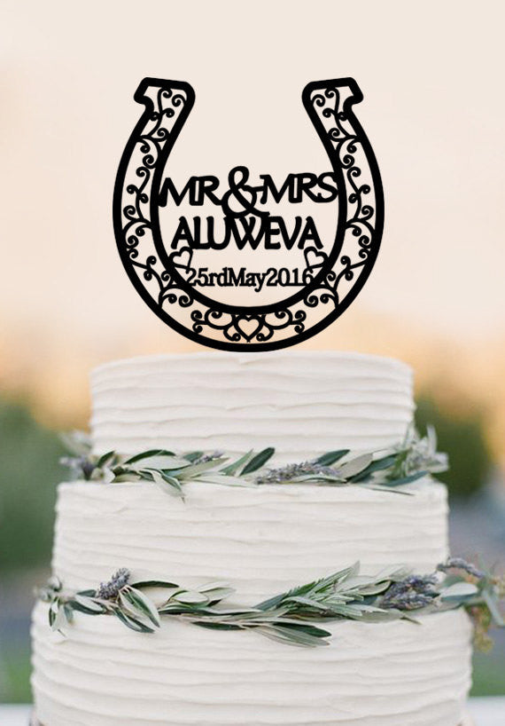 Wedding Cake Topper,Mr and Mrs Cake Topper With Surname,,Custom Cake Topper,Personalized Cake Topper,Rustic Cake Topper