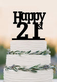 personalized birthday Cake Topper,21st Cake Topper,custom birthday cake topper birthday Decorations,birthday party decro