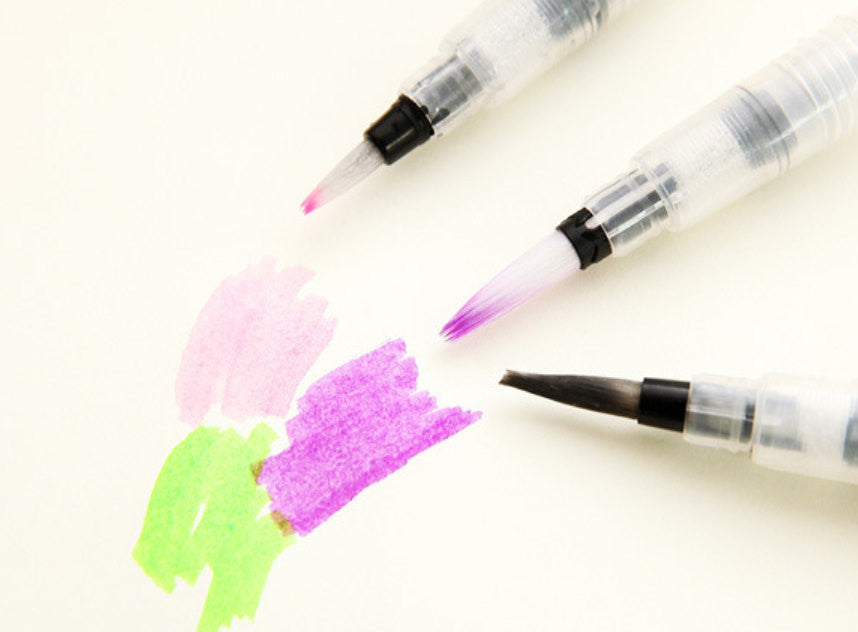 Water Brush Pen /Soft Tip watercolor Brush Pen/3 size