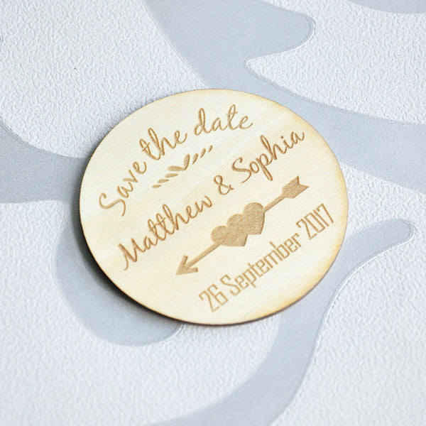 Wood Magnet Save The Date