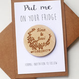 Personalized save the date Magnets
