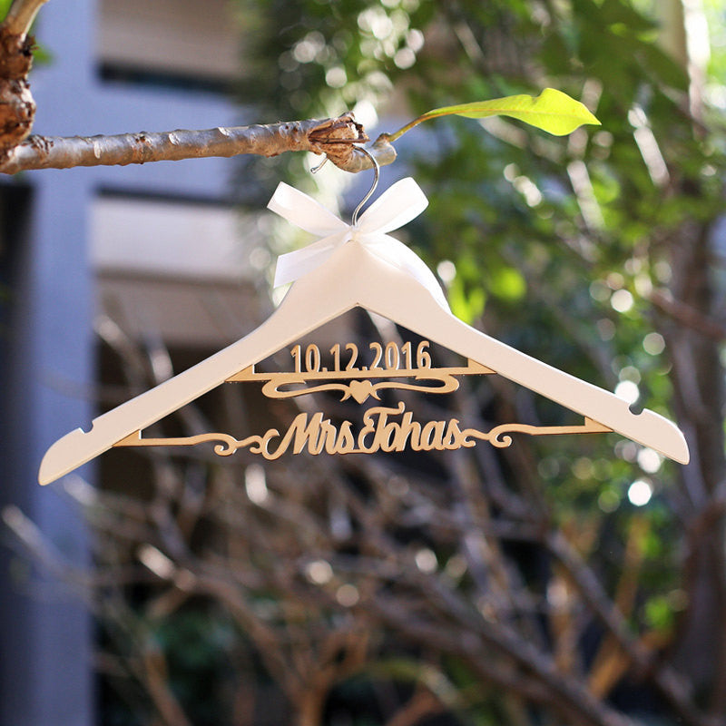 HOT Bridesmaid Dresses Wooden Hanger For Wedding Dress