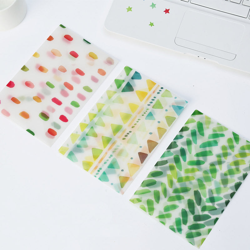 Watercolor style Envelopes, Translucent Letter Envelopes,wedding envelopes, gift packages