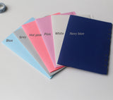 Planner organizer/A5 Filofax paper pouch/ Personal size planner card holder/