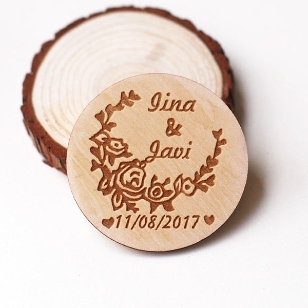 Personalized save the date Magnets