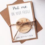 Rustic Save The dates Magnets