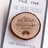 Love Birds Save the Date Magnets