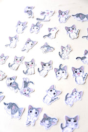 Kawaii Cats  sticker set/ Planner Stickers/ Filofax Stickers/Lap top stickers/Scrapbook Sticker/OS023