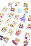 Sailor Moon girls sticker set/ Planner Stickers/ Filofax Stickers/Lap top stickers/Scrapbook Sticker/OS061