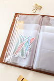 PVC Pouch & Card Holder For Midori Travelers Notebook/Midori Zipper Pouch/Card organizer/Card holder/Journal Accessories