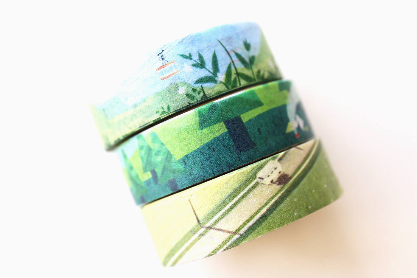 Grassy green Washi Tape/green field Washi tape/ Masking tape/ japanese washi tape/Planner Supplies/OT0102