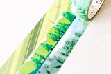 Grassy green Washi Tape/green field Washi tape/ Masking tape/ japanese washi tape/Planner Supplies/OT0102