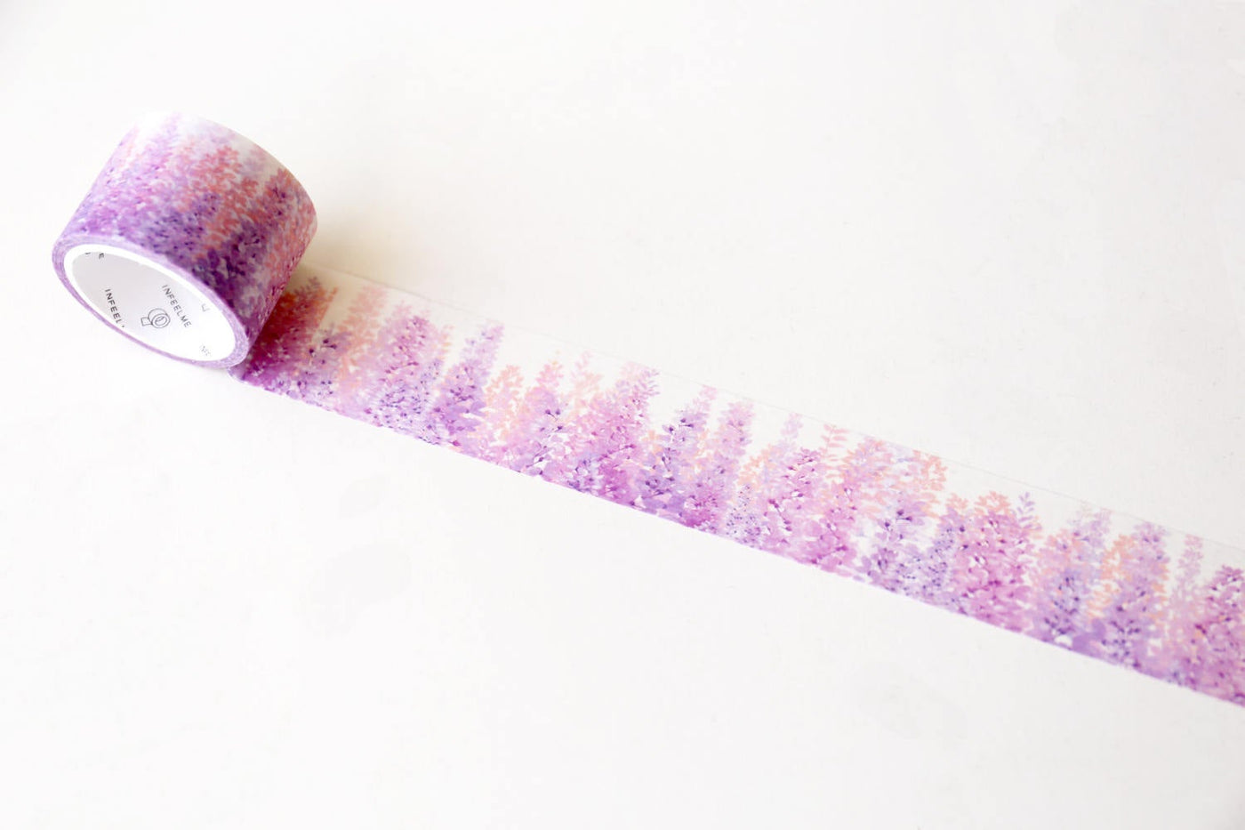 Purple floral   Washi Tape/Striped Washi / Masking tape/ japanese washi tape/Planner Supplies/OT0101