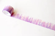 Purple floral   Washi Tape/Striped Washi / Masking tape/ japanese washi tape/Planner Supplies/OT0101