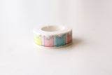 Colorful Banner  Washi Tape/Striped Washi / Masking tape/ japanese washi tape/Planner Supplies.OT083