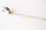 Colorful Banner  Washi Tape/Striped Washi / Masking tape/ japanese washi tape/Planner Supplies.OT083