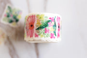 Floral  Washi Tape/Striped Washi / Masking tape/ japanese washi tape/Planner Supplies.OT084