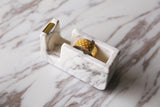 Acrylic Marble Tape Dispenser, minimalist tape dispenser, marble office desk accessory, office gift, modern desk decorations, gold dispenser