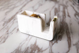Acrylic Marble Tape Dispenser, minimalist tape dispenser, marble office desk accessory, office gift, modern desk decorations, gold dispenser