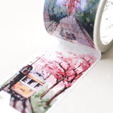 40mm x 8m Japan  Building Landmarks Washi Tapes/ city Washi Tape/Decorative Stickers / Masking tape/ japanese washi tape/Planner tape/OT070