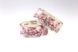 Pink Cherry Blossom Flower washi tape/sakura washi tape/floral washi tape/chinese washi tape
