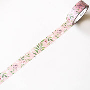 Pink branch Leaves Washi Tape/flowers Washi tapes / Masking tape/ japanese washi tape/Planner Supplies/OT006