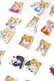 Sailor Moon girls sticker set/ Planner Stickers/ Filofax Stickers/Lap top stickers/Scrapbook Sticker/OS061