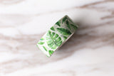 Tropical Forest Japanese Washi Tape / tropical leaves deco washi tape/ Masking tape/ japanese washi tape/Planner Supplies/OT056