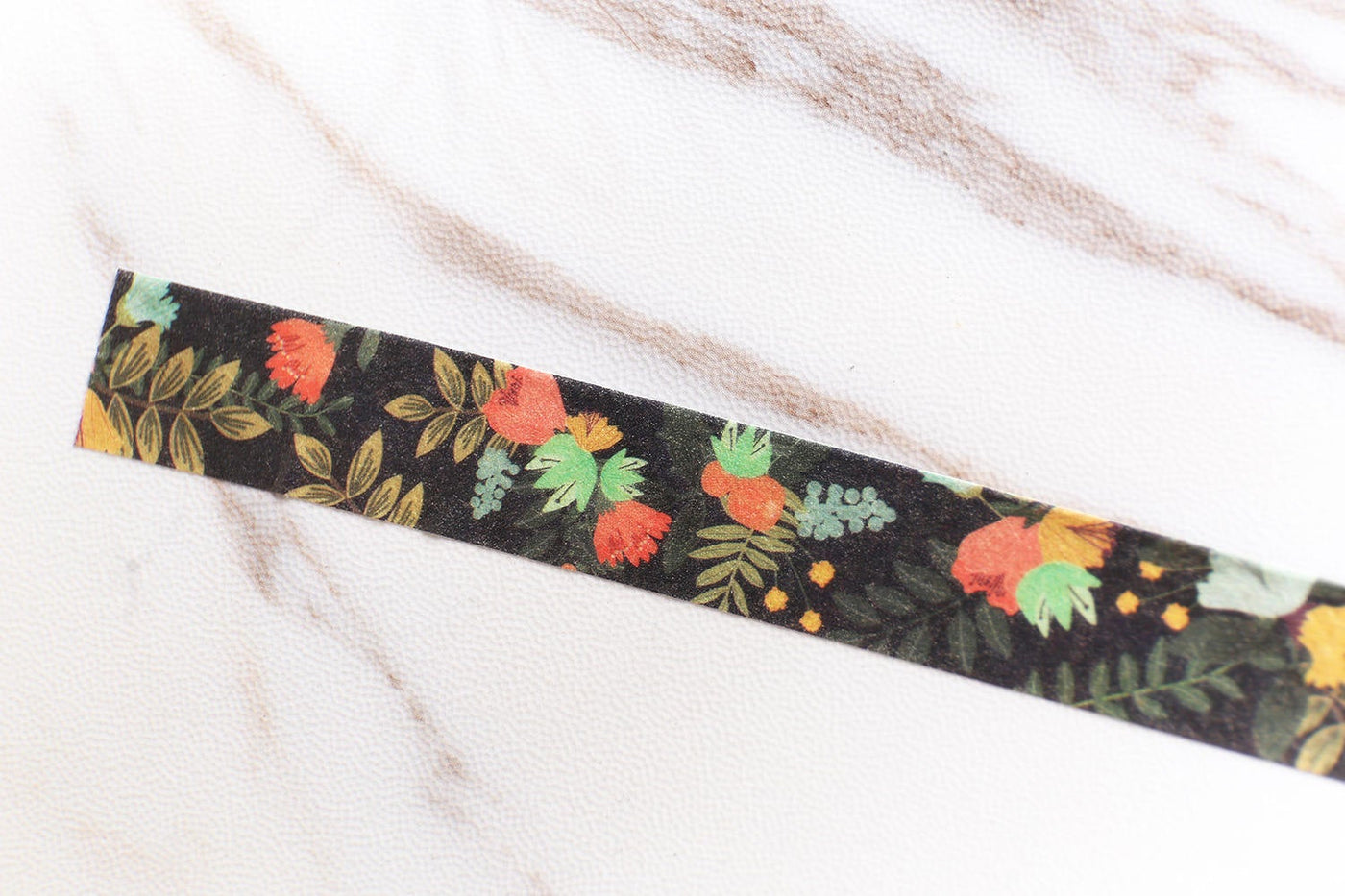 Black red flowers Washi Tape/Plantea Washi tape/ Masking tape/ japanese washi tape/Planner Supplies/OT033